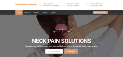 <span>The Physiotheraphy Solutions</span><i>→</i>